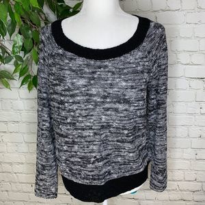 Eileen Fisher Melange Linen Blend Pullover Sweater